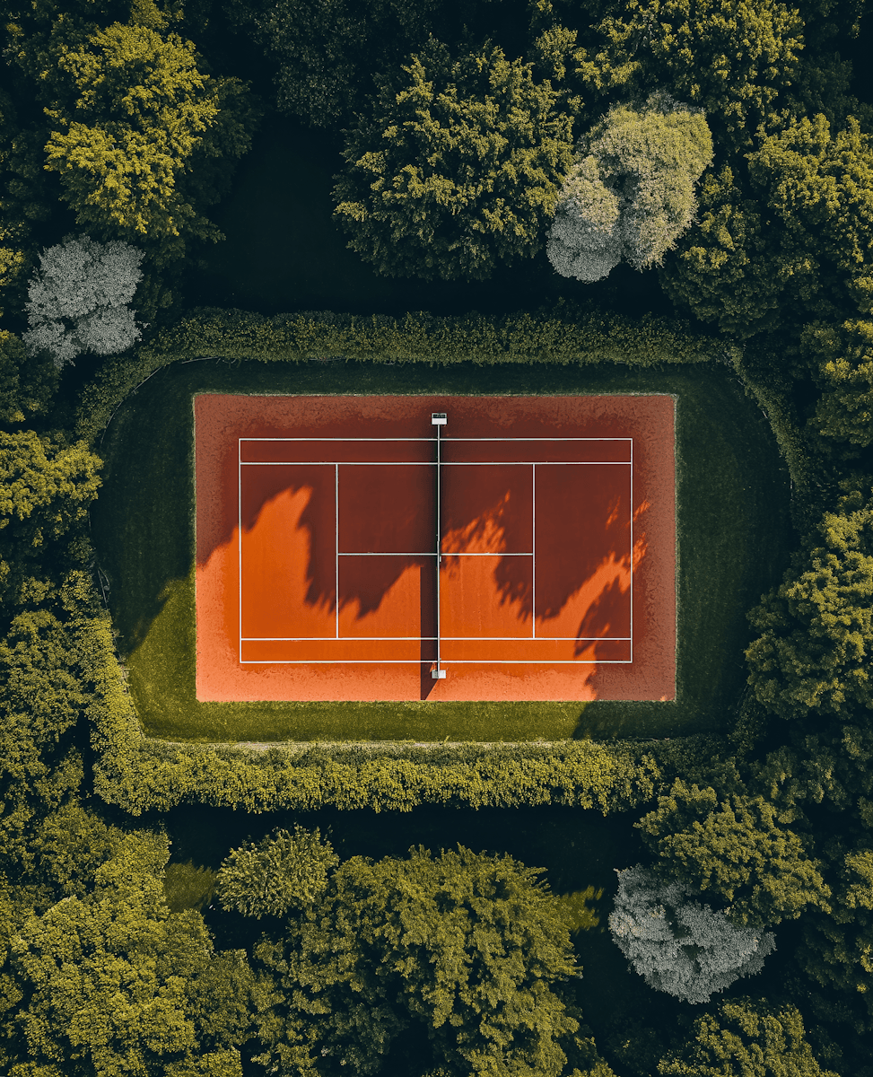 Tennis court background